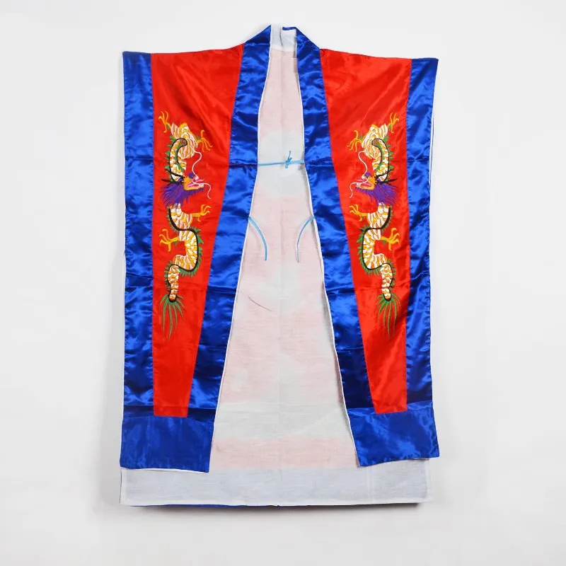 

Sleeveless Dragon Robe Taoist Costume Lawsuit Double Pattern Layer Embroidery