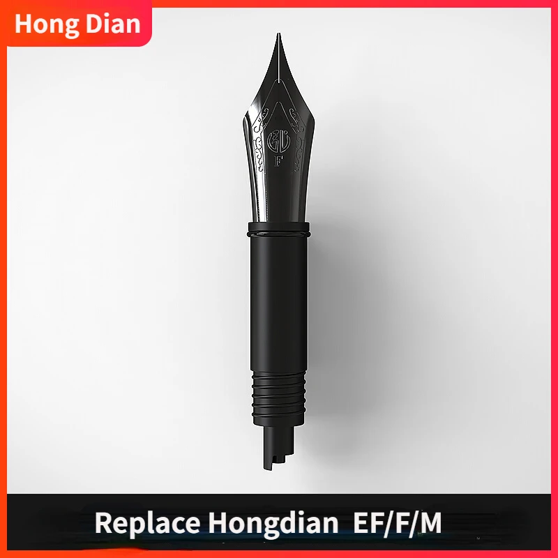 Rotary Removable Portable Assembly Nib Module for Replace Hongdian N23 EF/F/M Fountain Pen Nib F Bright Tip Soft Tip