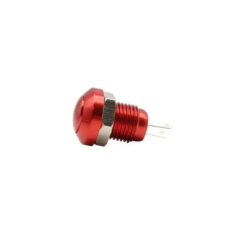 10pcs 8mm Reset Momentary Metal Push Button Switch Waterproof IP65 Car Auto Engine PC Power Start Starter Horn Doorbell Bell