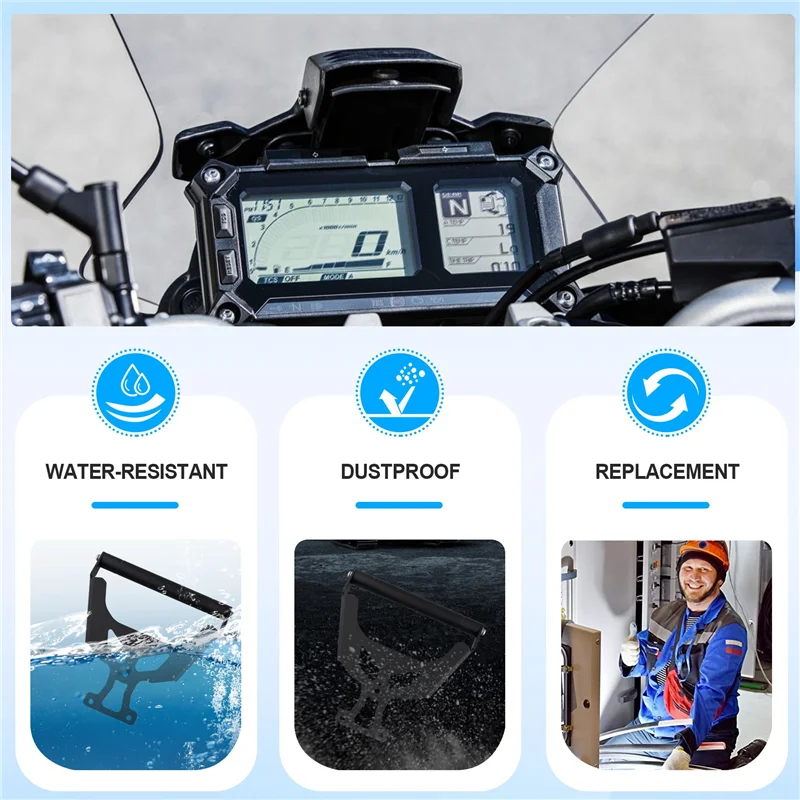 

Motorcycle Phone Support Holder GPS Navigation Mount Bracket For Tracer 9 /GT 900 /GT 2021-2024 Tracer9 Tracer900