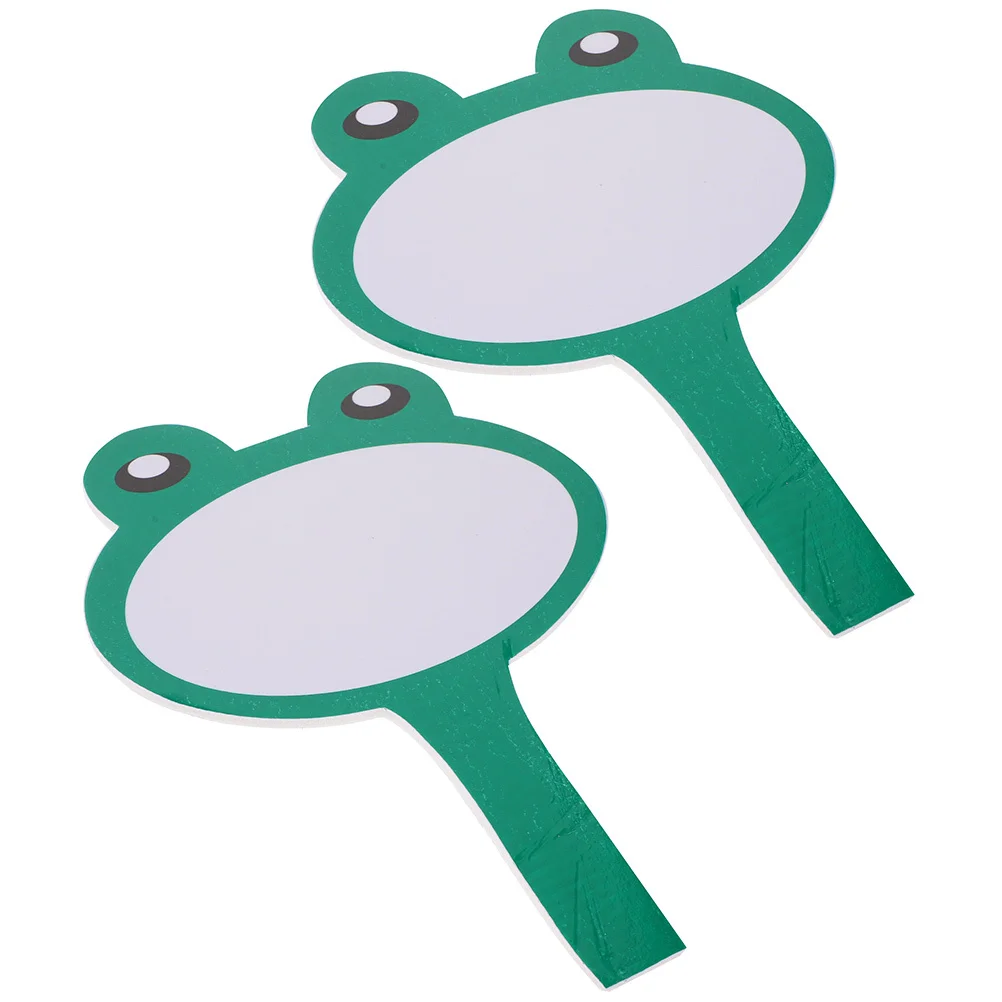 

2pcs Score Board Dry Erase Paddle Small Whiteboard Handheld Writing Board For Sports Classroom Auction Waterproof Smooth
