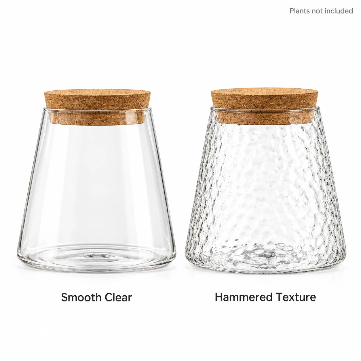 Glass Hydroponic Vase With Cork Lid, Plant Propagation Station, Desktop Flowerpot For Cuttings, Indoor Garden Office Home Decor