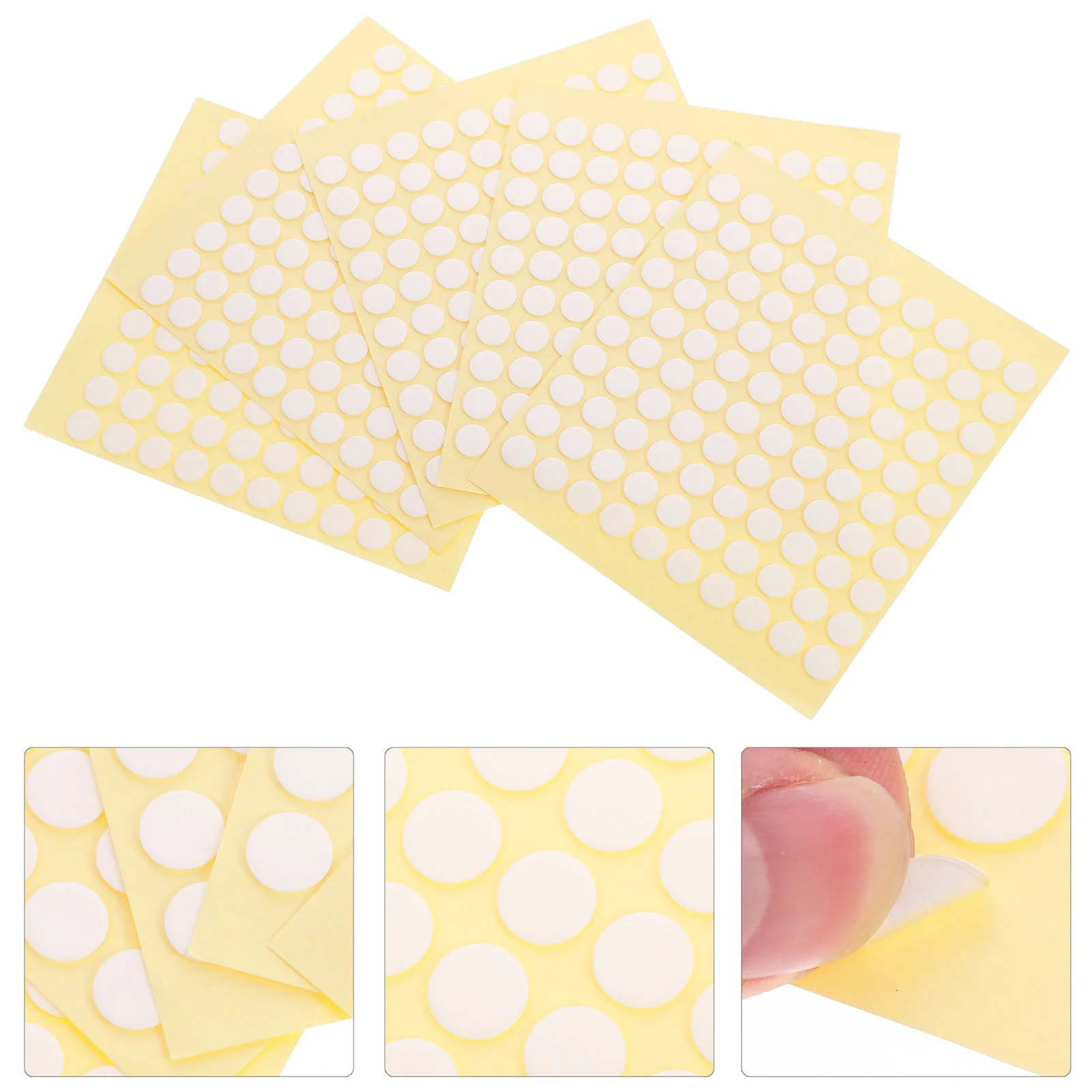 

500 Pcs Double Sided Dot Glue Nano Tape Removable Adhesive Dots Gel Round Sticker Labels