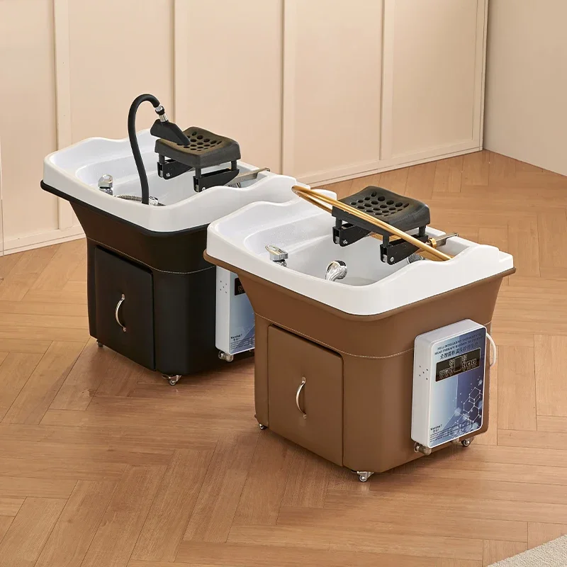 

Salon hair washing bed portable head spa equipment Removable shampoo basin