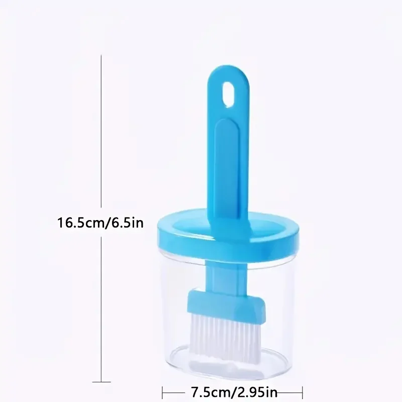Oil Brush Pancake Oil Brush Integrated Oil Pot Brush With Bottle Kitchen Dustproof Household High Temperature Baking Tool image 2