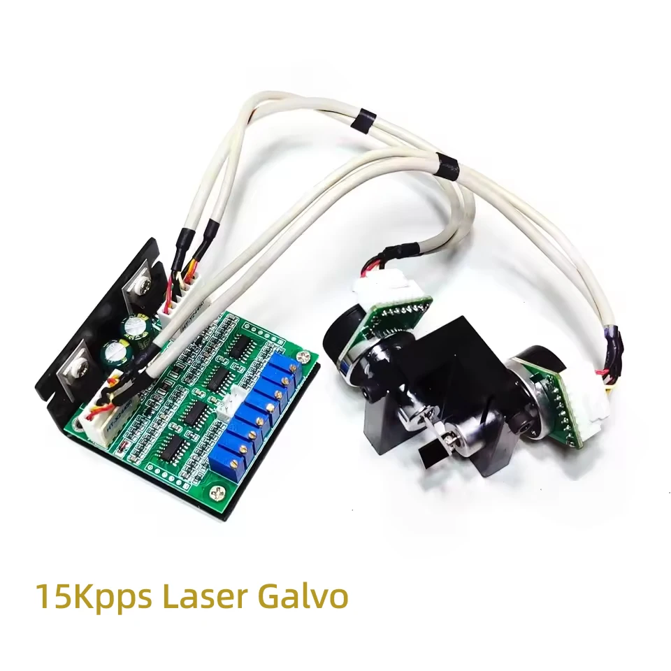 Laser Galvo Scanner 15/20/25/30/40Kpps X-Y Galvanometer Scanning for RGB Stage Light / Engraving / 3D Printing