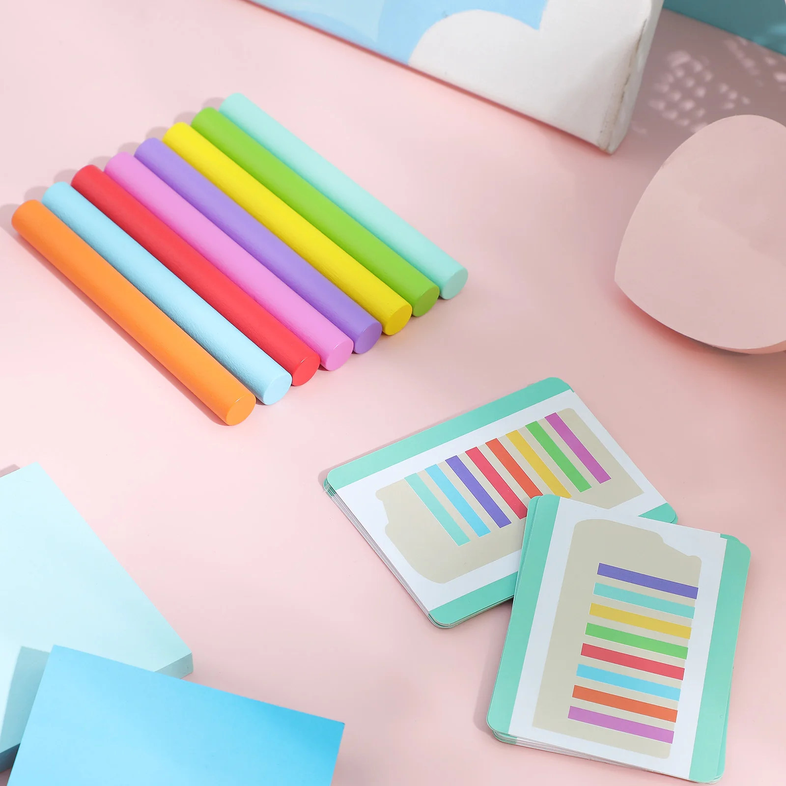 

1 set 1 Set Wooden Color Matching For 0-3 Years Montessori Sorting Puzzle Educational Sensory Learning Game - Preschool