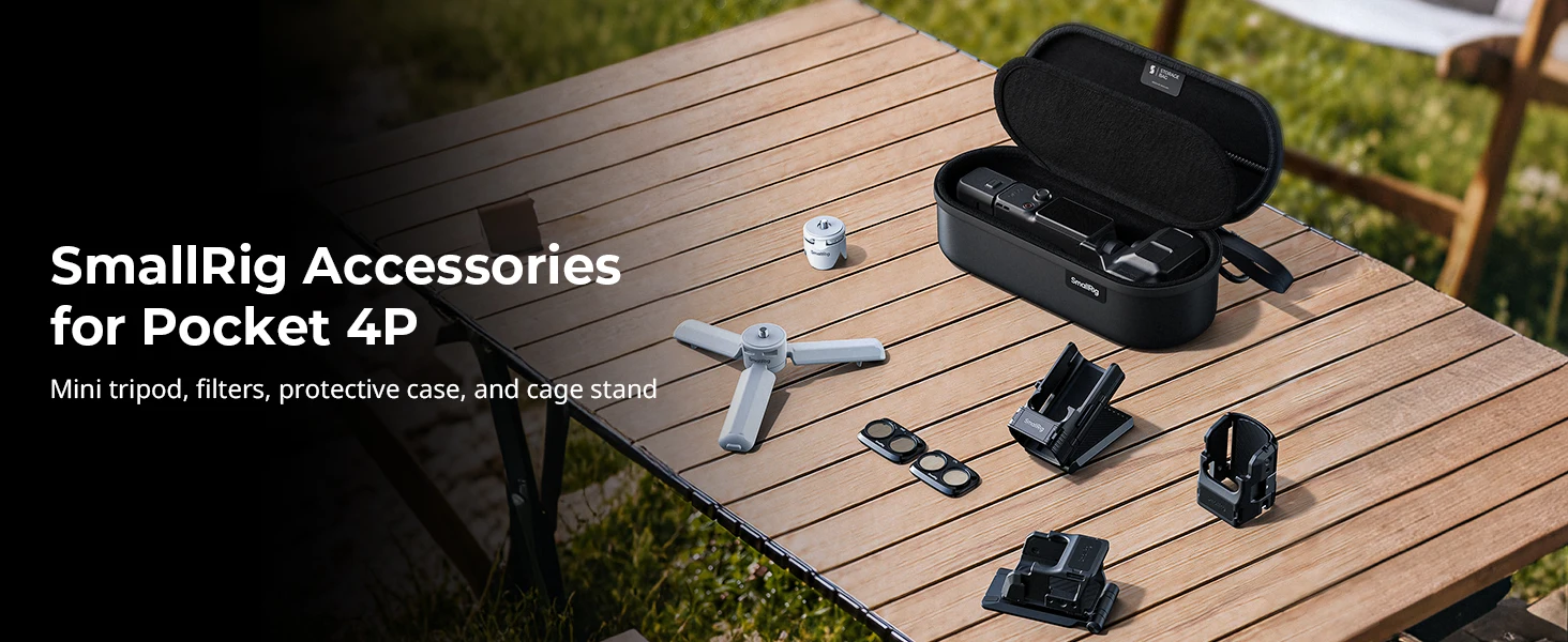 SmallRig Gimbal-Positionierungsklemme für DJI Osmo Pocket 4P mit Bildschirmschutz -6583 – Detail 4