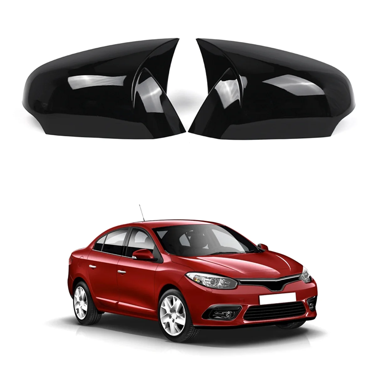 Exterior Rear View Mirror Cover for Renault Fluence 2009-2015 Side Wing Mirror Cover