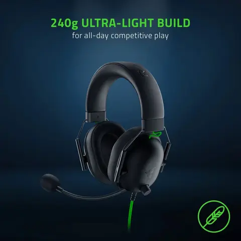 Razer BlackShark V2 X Trådbundet Esports-headset Avancerad passiv brusreducering, 7.1-surroundljud, Hyperclear Cardioid-mikrofon 10 best sales bape x pubg - №7