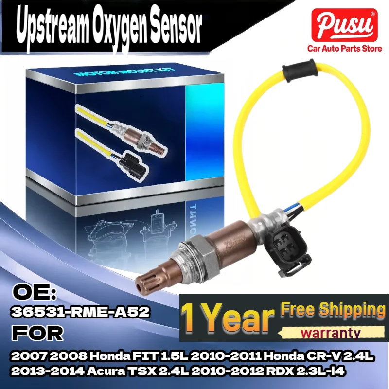 

For O2 Sensor Upstream for Honda Fit 2007 2008 1.5L Air Fuel Ratio Part 36531-RME-A52