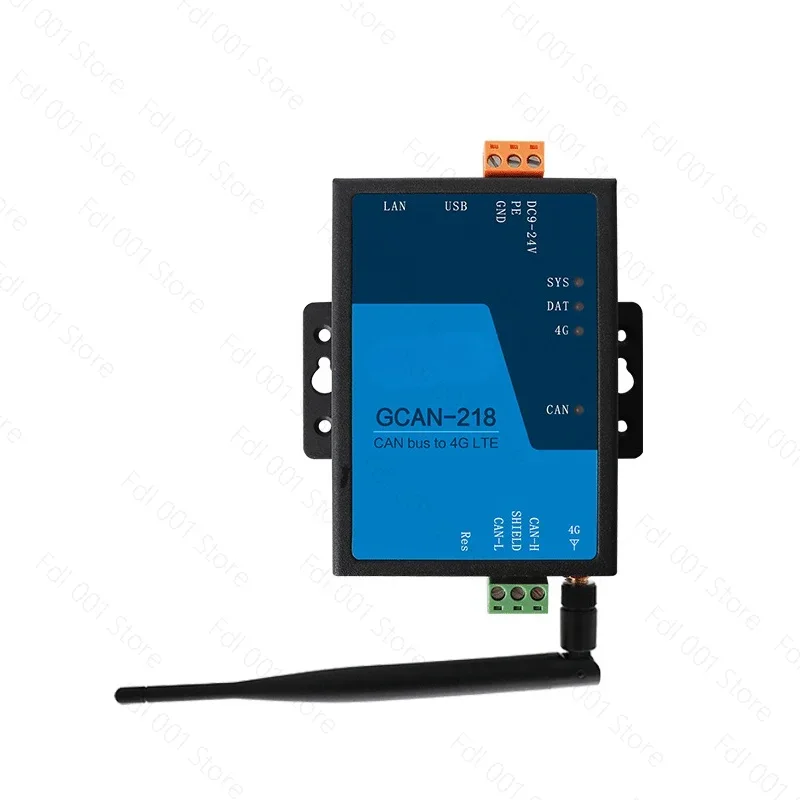 CAN To 4G Module Bus Gateway Converter Supports TCP Protocol Full Netcom GCAN218