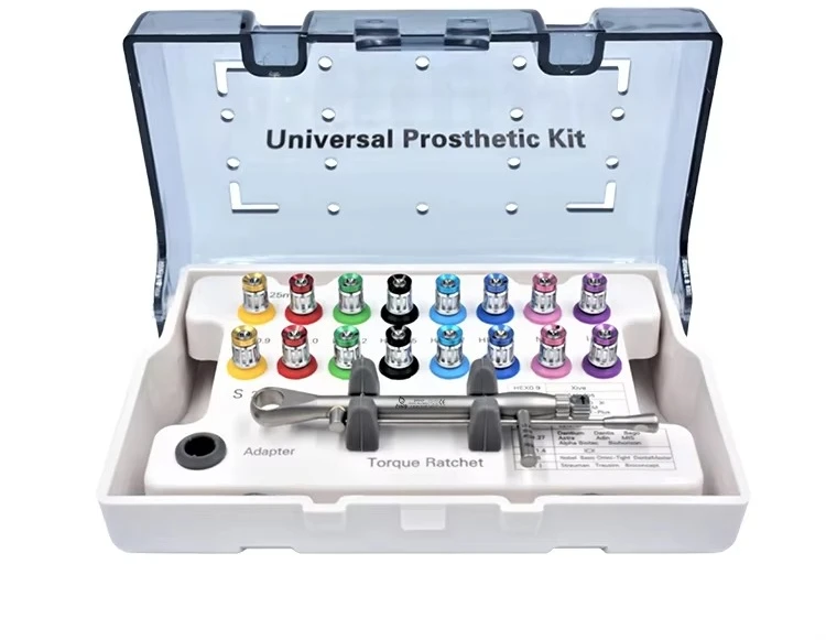 

Набор отверток для зубных имплантатов, универсальный динамометрический ключ для протезания, стоматологические имплантаты, инструменты для восстановления с 16 драйверами