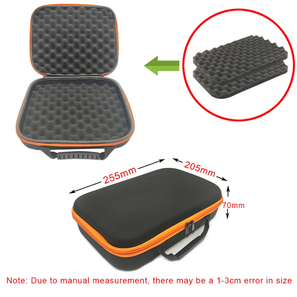 Hard Storage Box DIY Foam Shockproof Customized Travel Bag Zipper Box Case Camera Collection Bag For Outdoor Tool Accessories image 3