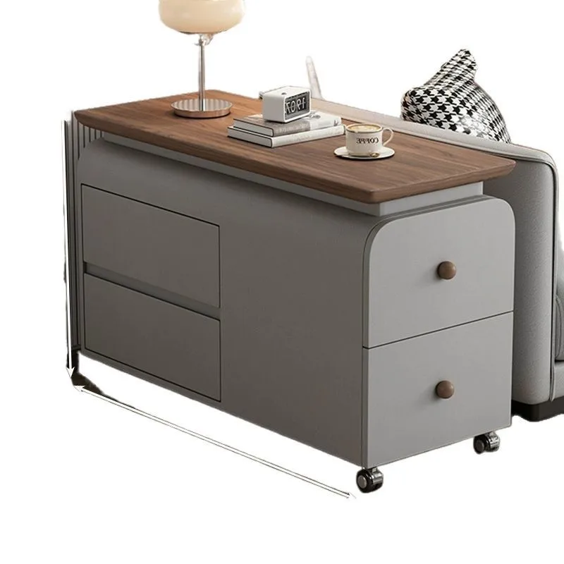 

Sofa side cabinet removable side few living room rack storage cabinet antique small