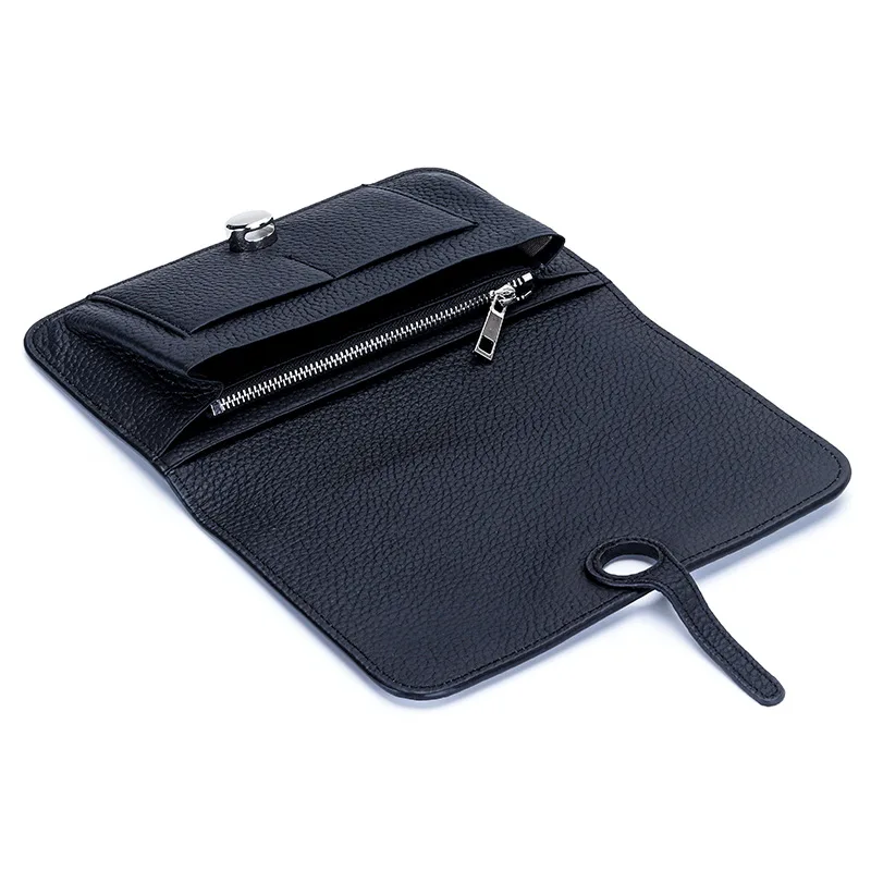 New Arrival Women's Long Clutch Wallets made of High-quality Cowhide Leather with Large Capacity and Multi-functional Design in