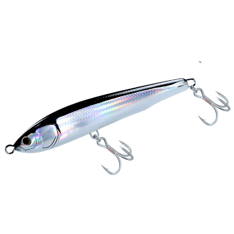 

HOOFISH 1PCS New Floating Pencil Fishing Lures 160mm 45g Big Game Artificial Hard Bait for GT Tuna Sea Fishing Tackle