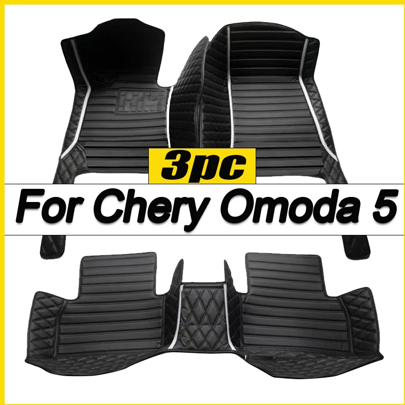 Car Floor Mats For Chirey Chery Omoda 5 C5 Fownix FX 2022 2023 2024 Waterproof Pads Car Carpet Floor Mats Car Accessories