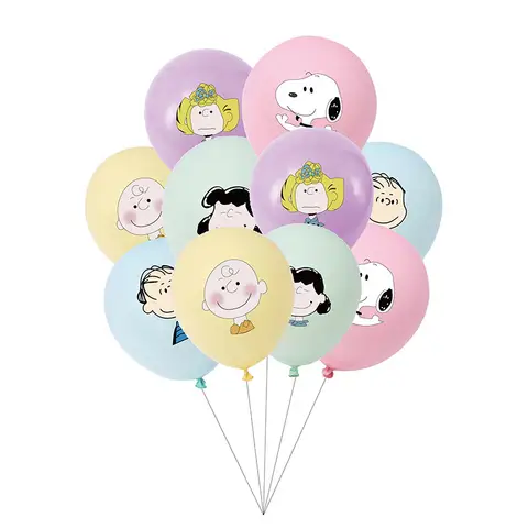 SnoAmendments-Ballons en latex pour enfants, ixd'anniversaire, Célébration UNIS issante, Ballons de célébrités sur Internet