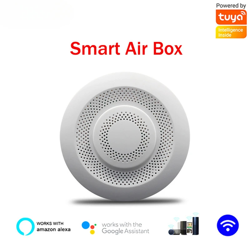 

Graffiti Temperature and Humidity SmartwifiAir Boxco2Formaldehyde Wireless Quality Detector Home