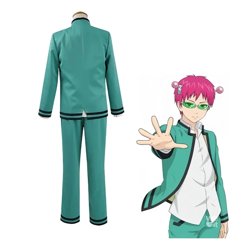 

The Disastrous Life of Saiki K Cosplay Costume Saiki Kusuo Halloween Party Costume High School Uniform