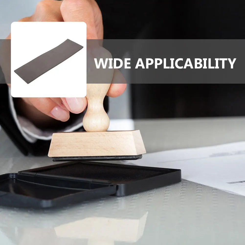 وسادة ختم حساسة للضوء رمادي داكن امتصاص الحبر العالي لمكتب المدرسة لتقوم بها بنفسك صفائح ختم مطاطية وسادات حبر قابلة للغسل