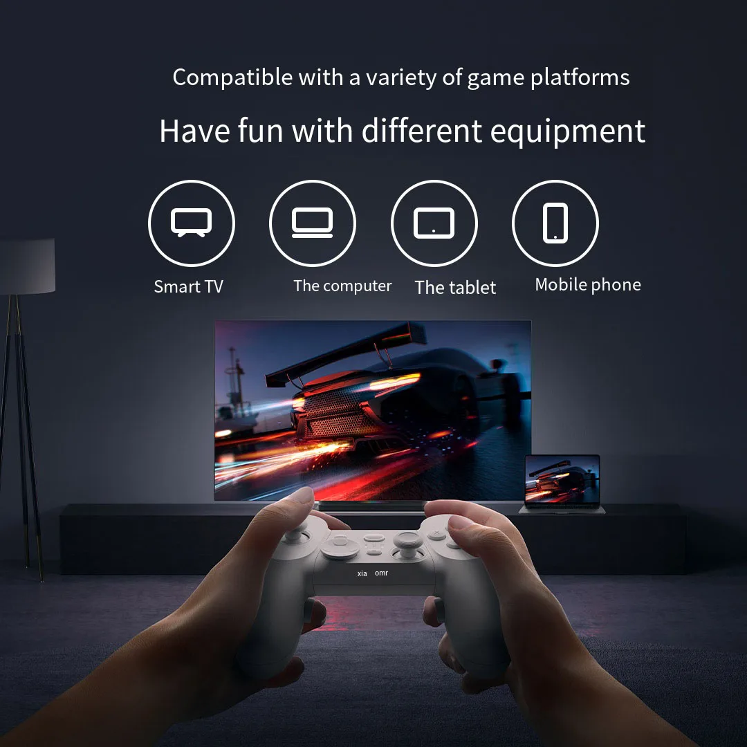 Xiaomi Gamepad 2.4G Wireless Compatible With Android PC Devices Smart TV Multiplayer Online ALPS Joystick With Phone Holder