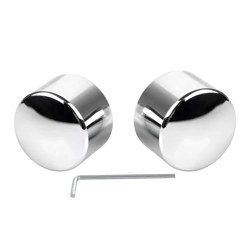 

Front Axle Cap Chrome Covers For Dyna Street Bob Electra Street Glide