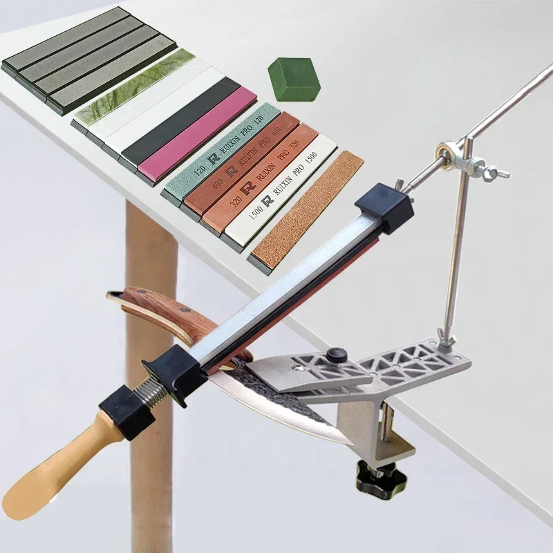 

Professional Knife Sharpener Sharpening Stone Fixed Angle Sharpener Diamond Sharpener Diamond Honing Stone Kitchen Tools