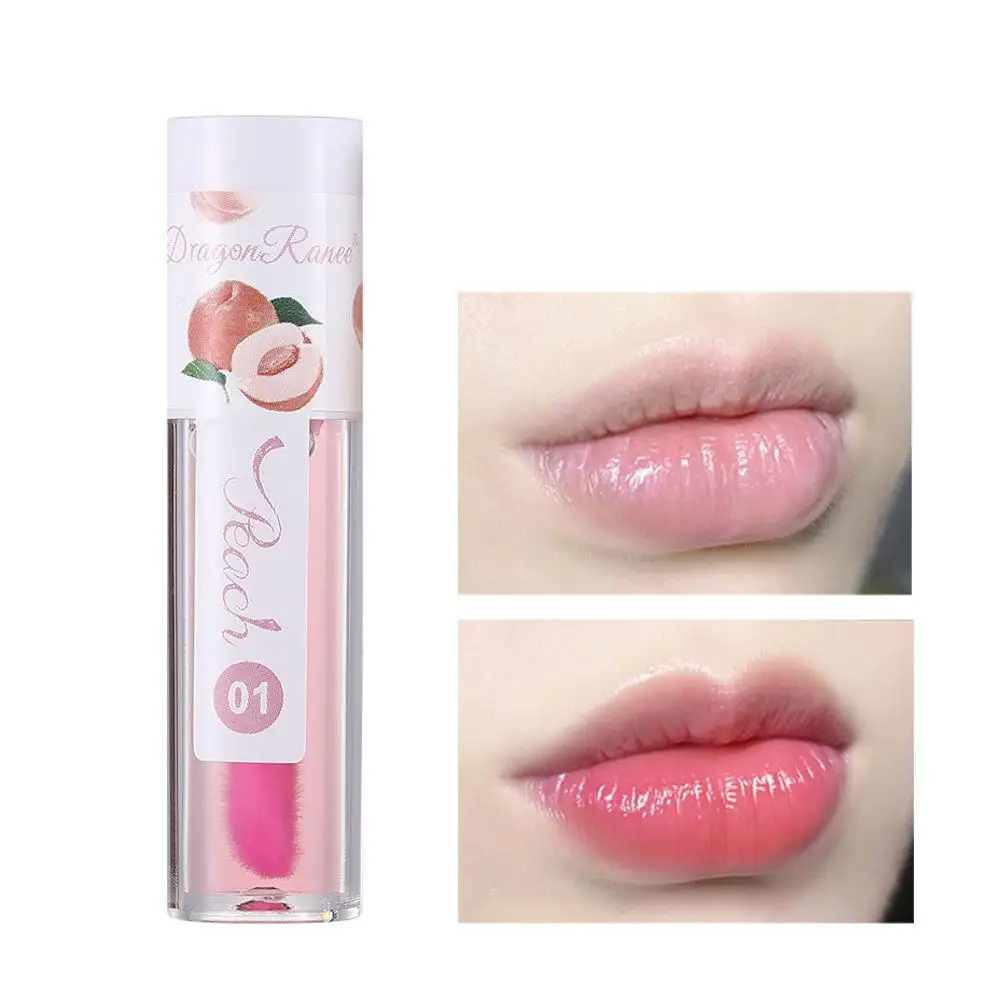 Frucht lippen öl feuchtigkeit spendend pflegende Verfärbung Lip gloss fruchtiger Duft Frauen Schönheit Lippen balsam Pflege Kosmetik