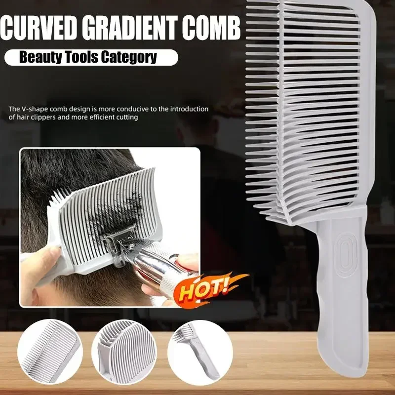 

NEW Fading Comb Professional Barber Clipper Blending Flat Top Hair Cutting Comb Heat Resistant gradient Comb Salon Styling Tools