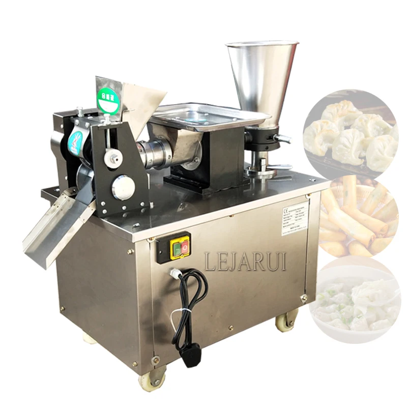 Dumpling Machine Full Automatic Commercial Small Restaurant Dumpling Machine Multifunctional Curry Spring Roll Machine 220V