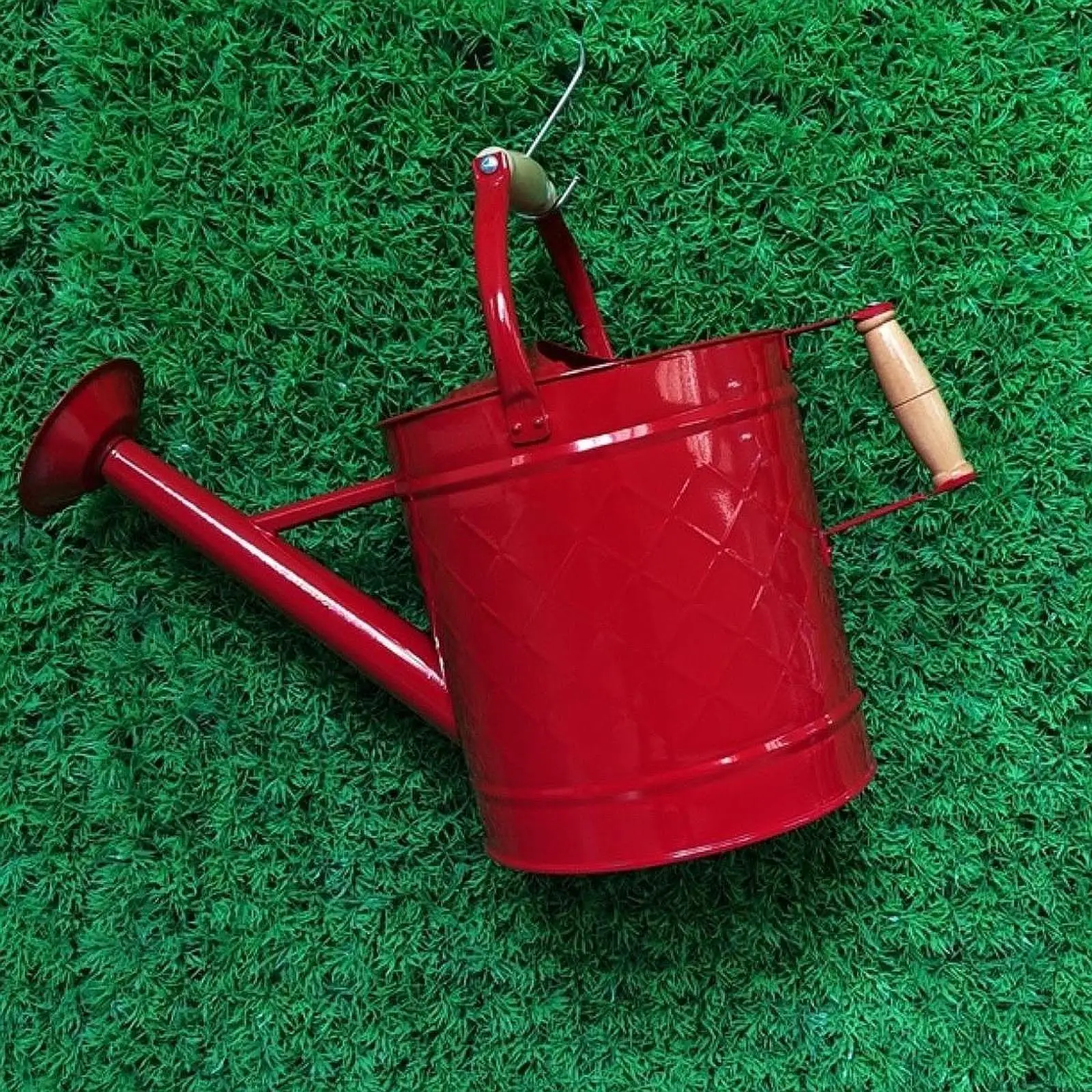 

Metal Watering Can Ergonomic Handle Decoration for Outdoor and Indoor Plants