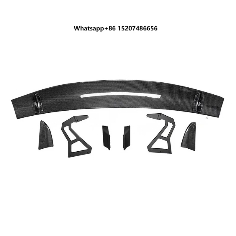 For 11th Gen. Type R FL5 GT Carbon Fiber Rear Spoiler Bodykit  Style Trunk Lip Swan Neck Wing Spoiler