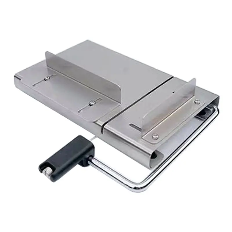 

TKOH-DIY Soap Cutter Hand-Made Stainless Steel Cutting Table With Adjustable Wire Design