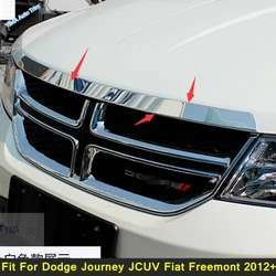 Front Hood Bonnet Grille Grill Bumper Cover Trim Fit For Dodge Journey JCUV Fiat Freemont 2012 - 2015 Car Exterior Accessories