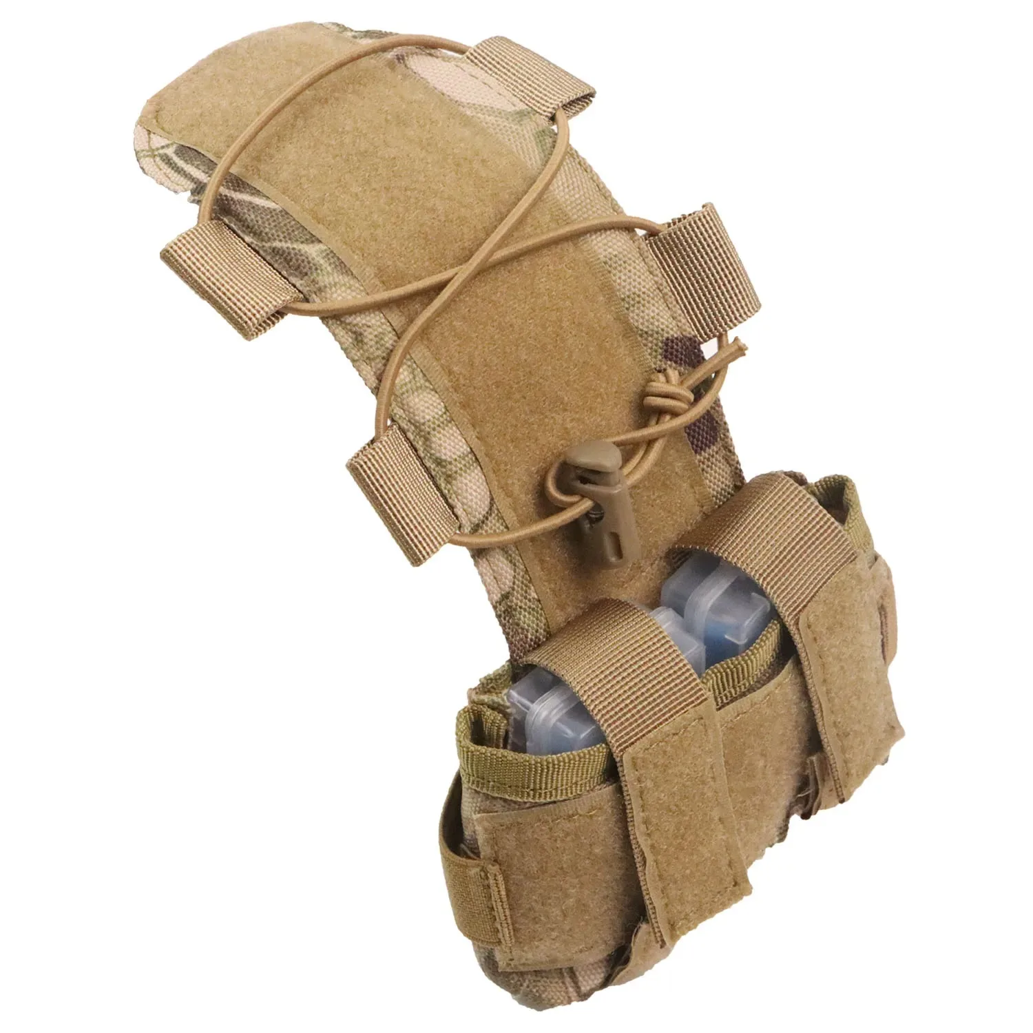Tactical Helmet Battery Counterweight Pouch MK2 Balance Weight Bag Battery Pack with Hook Loop for Airsoft CS Helmet Accessories - view 6