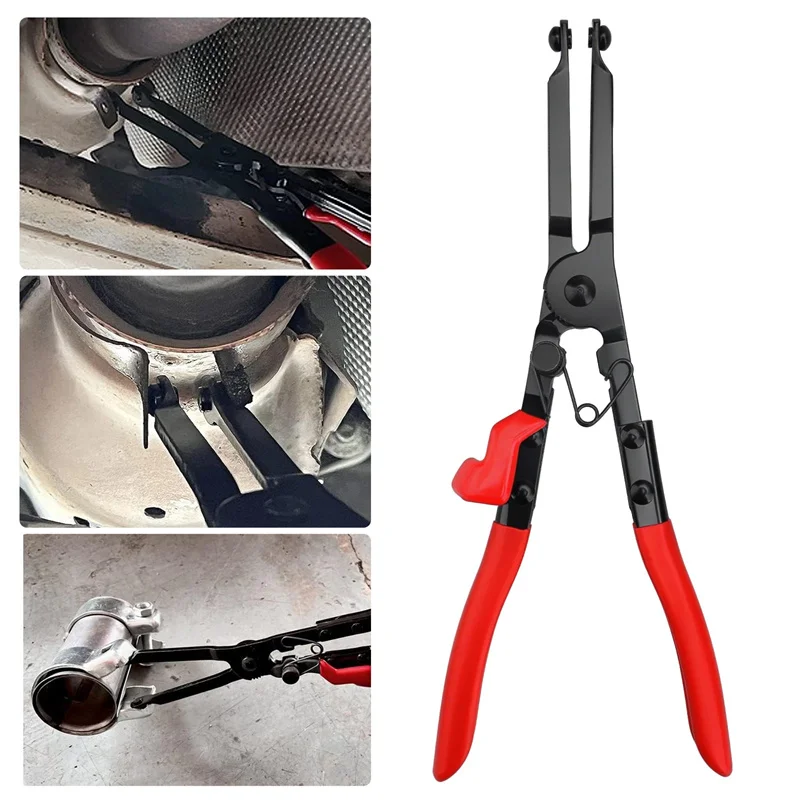 Car Exhaust Pipe C Clamp Removal Plier Spreading Plier Retrofit Demolition Plier Auto Special Repair Tool