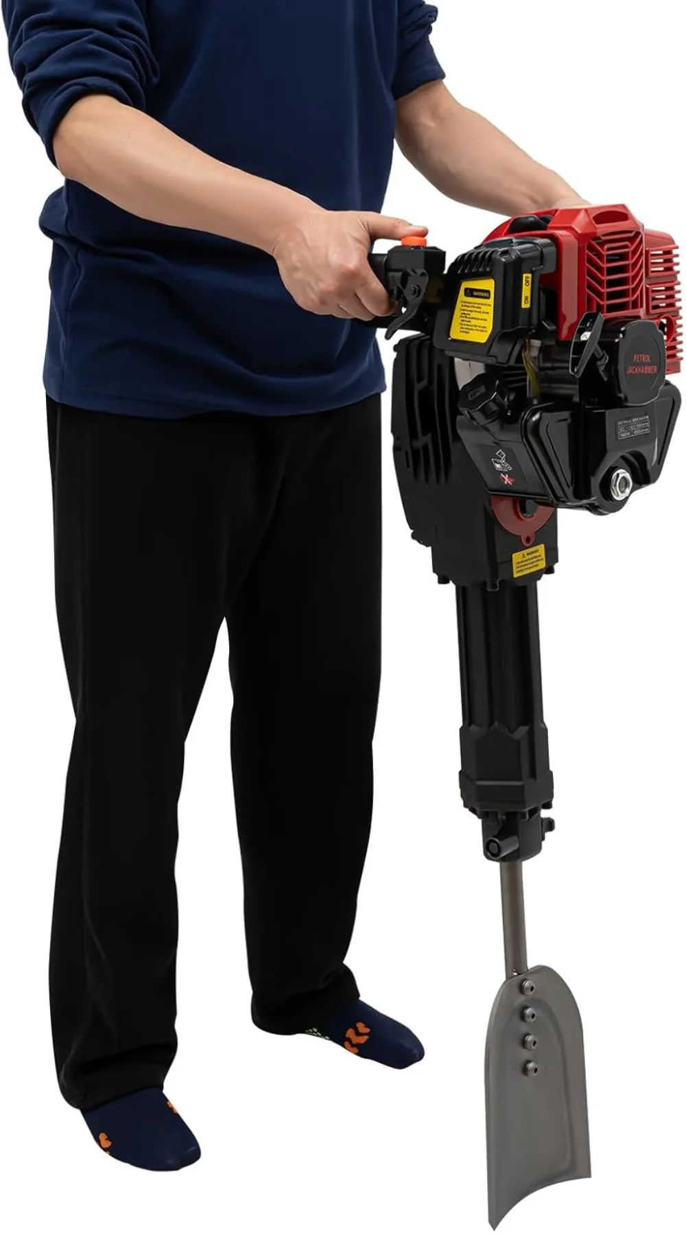 

52CC Handheld Trench Digger 1900W 2 Stroke Power Tree Digger Garden Shovel for Excavation Portable Tree Digger Shovel for