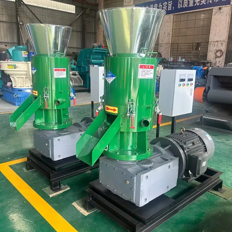 100Kg/H Multifunctional Flat Die Hard Pine Wood Chip Straw Granulator Flat Die Granulator