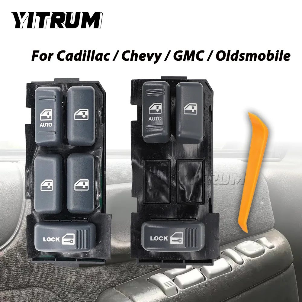 

YITRUM 15151362 15151356 For Chevrolet GMC Truck Isuzu Hombre Power Window Door Lock Switch Control Button Car accessories