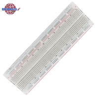 Breadboard 830 Point Solderless PCB Bread Board MB-102 MB102 Test Develop DIY Transparent with Packing