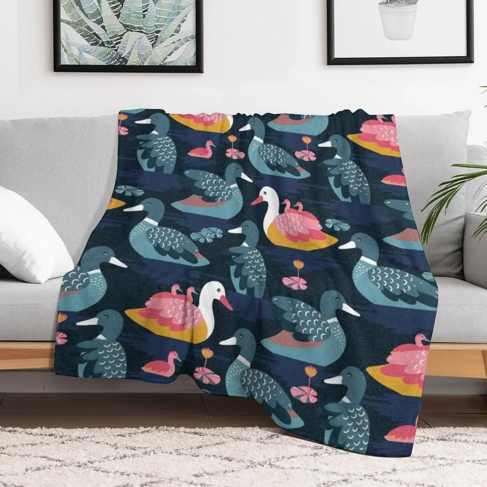 Ducks and ducklings everywhere Throw Blanket Cute for babies Sofa Throw Decorative Sofa Blankets