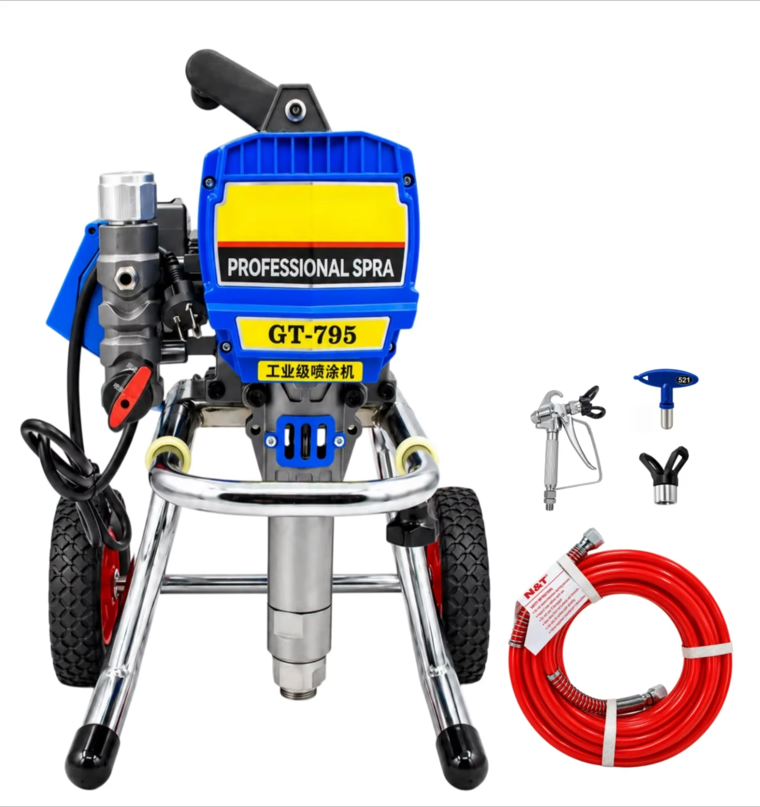 Airless Paint Sprayer 3000Psi - 전기식 에어리스 페인트 분무기, 3000psi 고압,