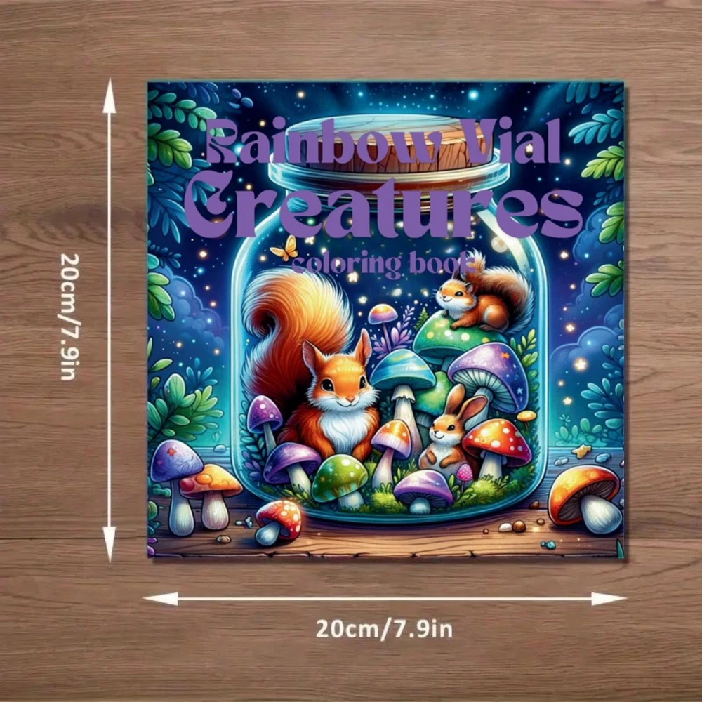 1pc Libro da colorare artistico Carta originale aggiornata 70 g/mq 22 pezzi Pagine singole Libri da colorare Regalo per le feste di compleanno