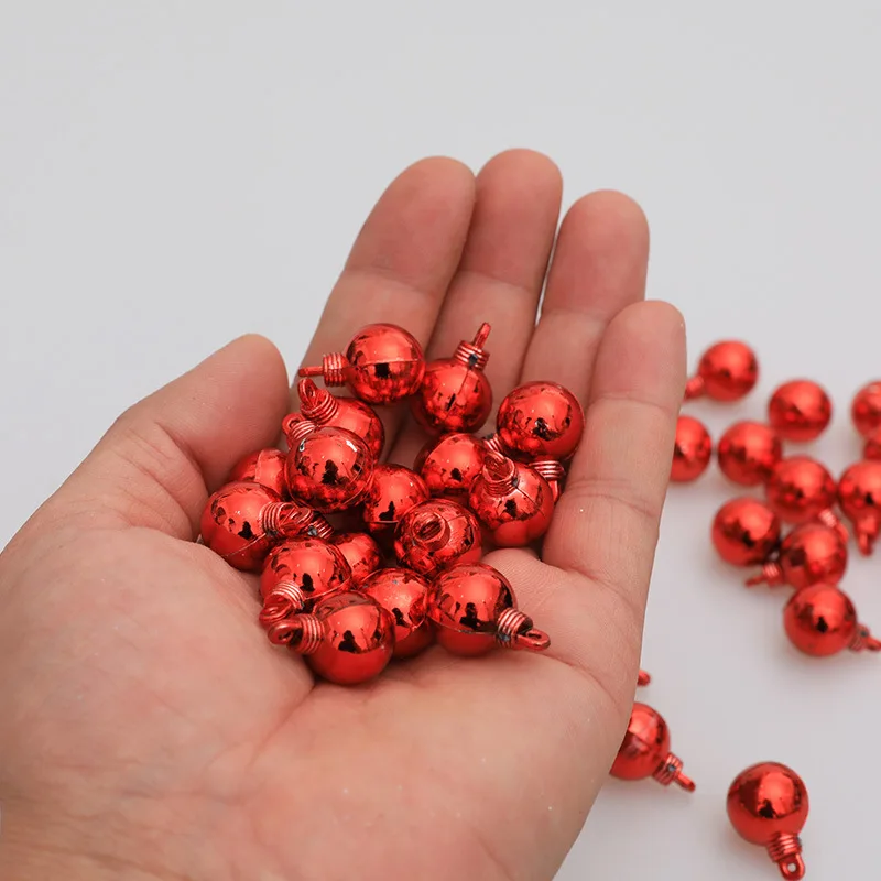 48Pcs/1.5CM Christmas Ball Decoration Supplies Christmas Tree Ornaments Pendants New Year Party Home Decoration - view 3