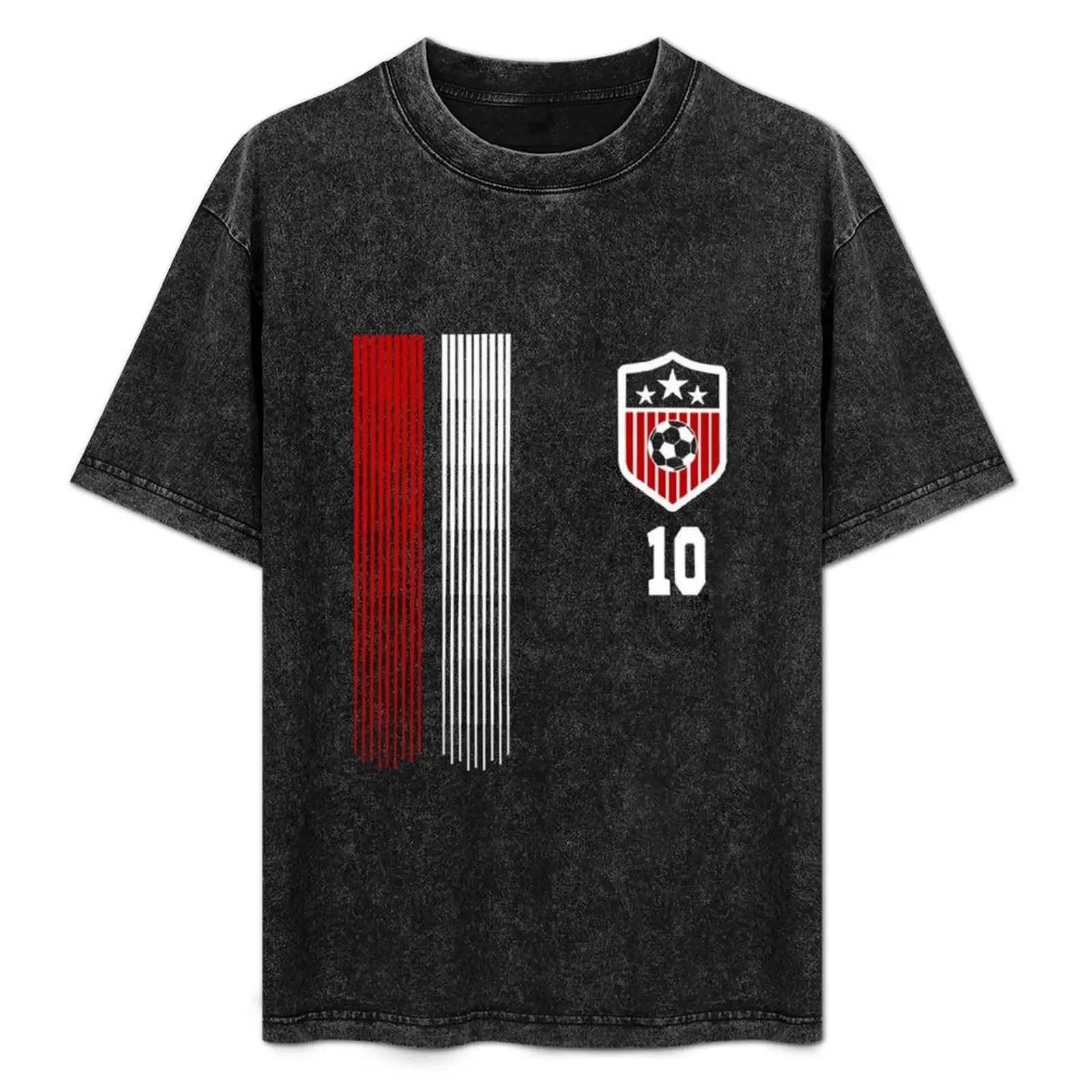 

USA Women Soccer T Shirt #10 Carli Lloyd American Flag T-Shirt plain shirts graphic customizeds mens shirts graphic tee