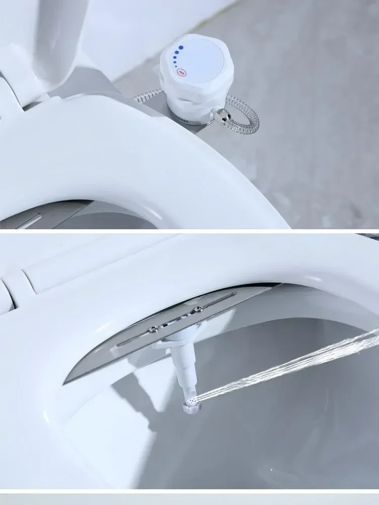 

Ультратонкая насадка-биде для унитаза (для левшей) с регулировкой напора воды, неэлектрическая, для подмывания