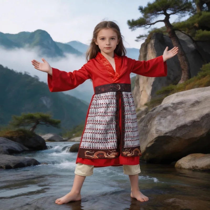 

Mädchen Hero Cosplay Costumes Handsome Stage Performance Clothes Superhero Role Play World Book Day Suits Dress Up