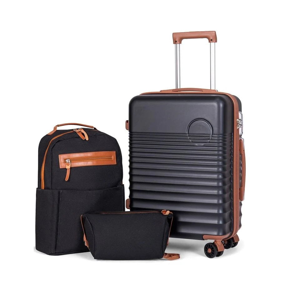 

On Luggage 22x14x9 Airline Approved, 20inch Hard Shell Suitcases with Wheels, ABS Lightweight Carry on Suitcase with TSA Lock